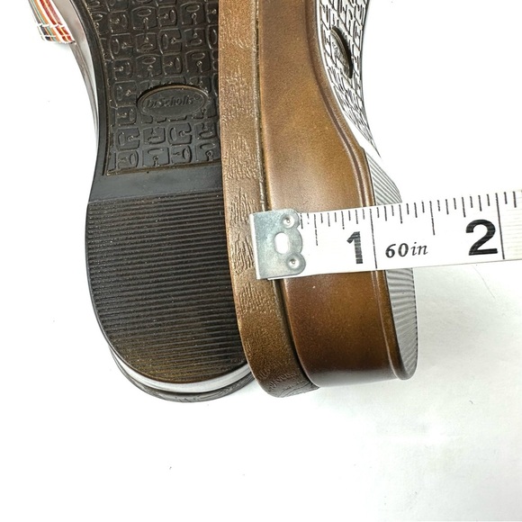 Dr Scholls Advanced Comfort Slides 9 Striped Slip On Sandals Womens Brand New - Picture 7 of 7